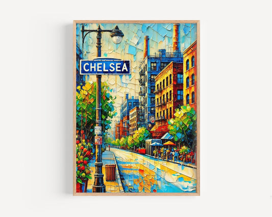 Massachusetts Chelsea Wall Art Print - Travel Poster & American Decor, Housewarming Gift, Massachusetts Gift Idea