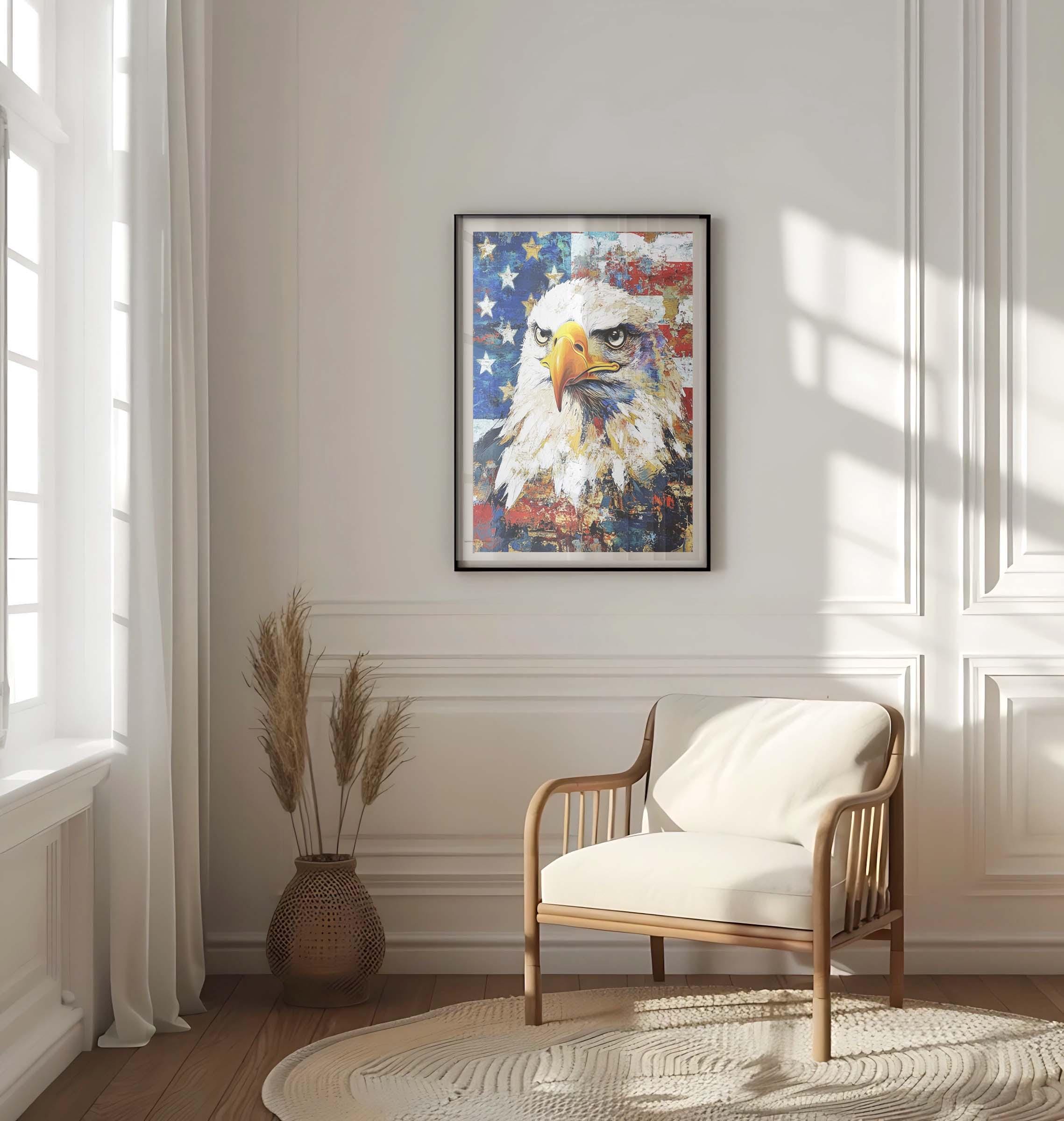 Bald Eagle Poster Patriotic - United States