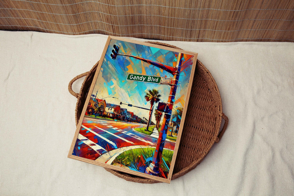 Gandy Blvd Print - Tampa, Florida, USA