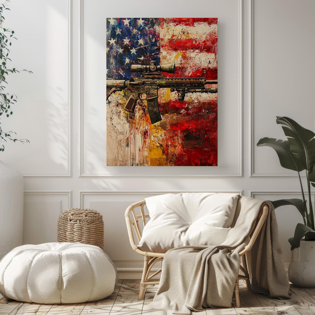Vintage Gun Wall Art - United States