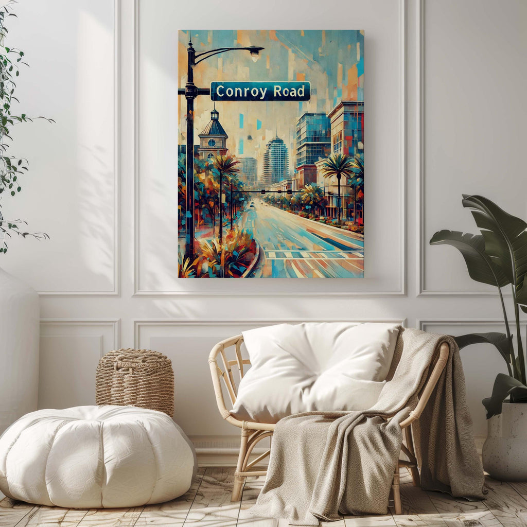 Conroy Road Print - Orlando, Florida, USA