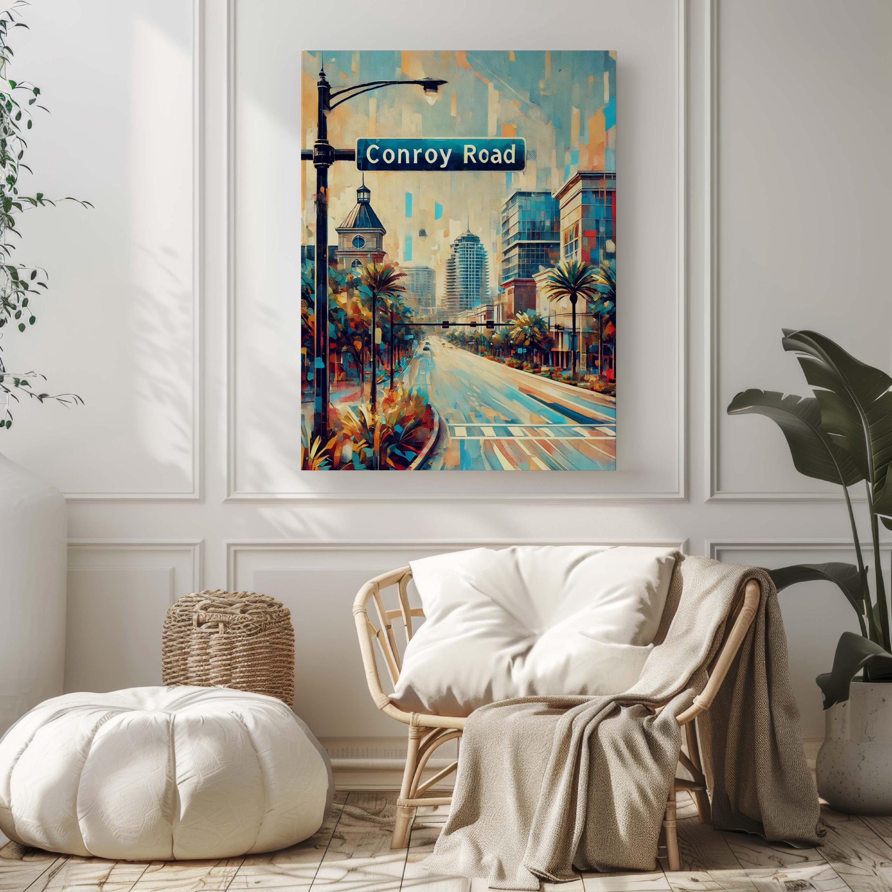 Conroy Road Print - Orlando, Florida, USA