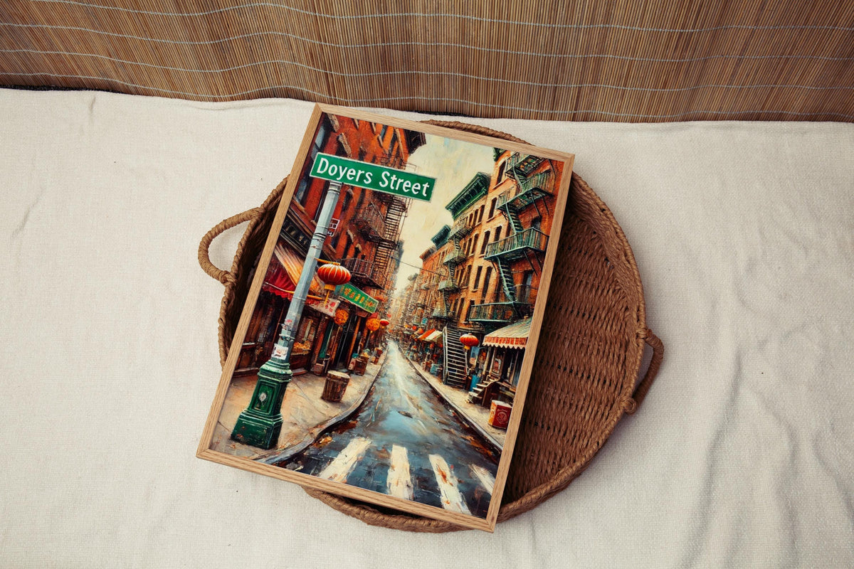 Doyers Street Print - Chinatown, New York, USA