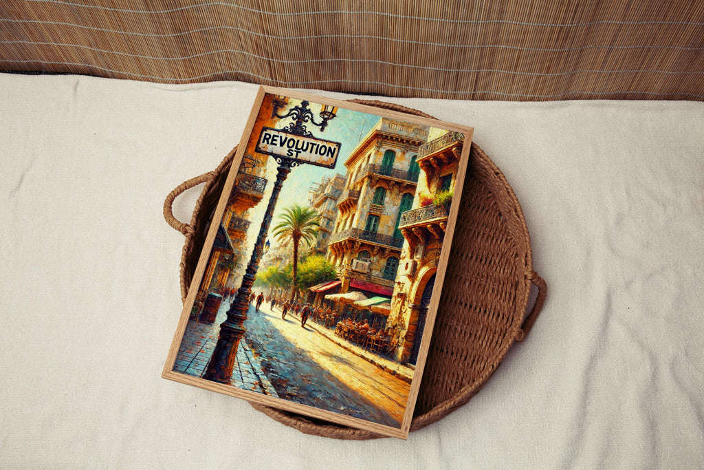 Revolution Street Print - Algiers, Algeria