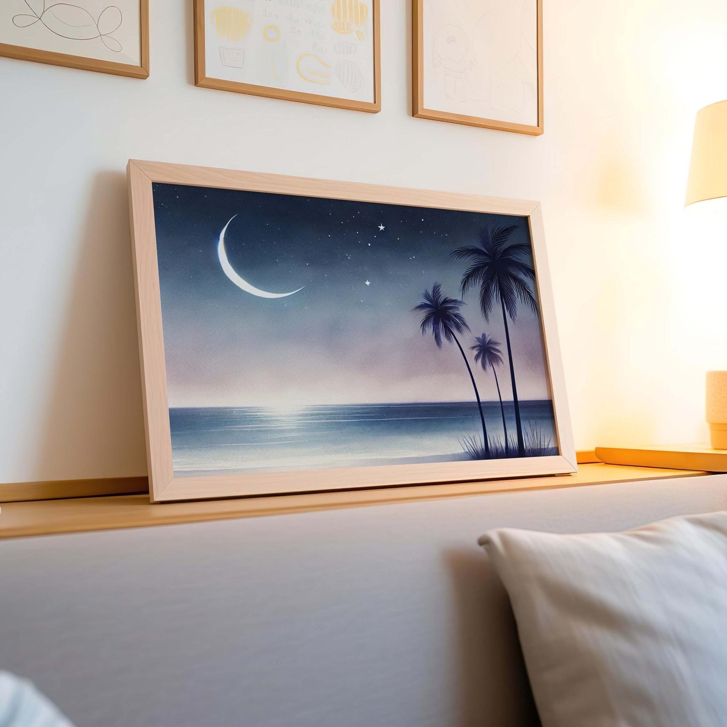 Nature Gift Palm Tree Wall Art, Beach Print, Tropical Home Decor, New Home & Housewarming Gift, Family Nature Art, Coastal Wall Decor