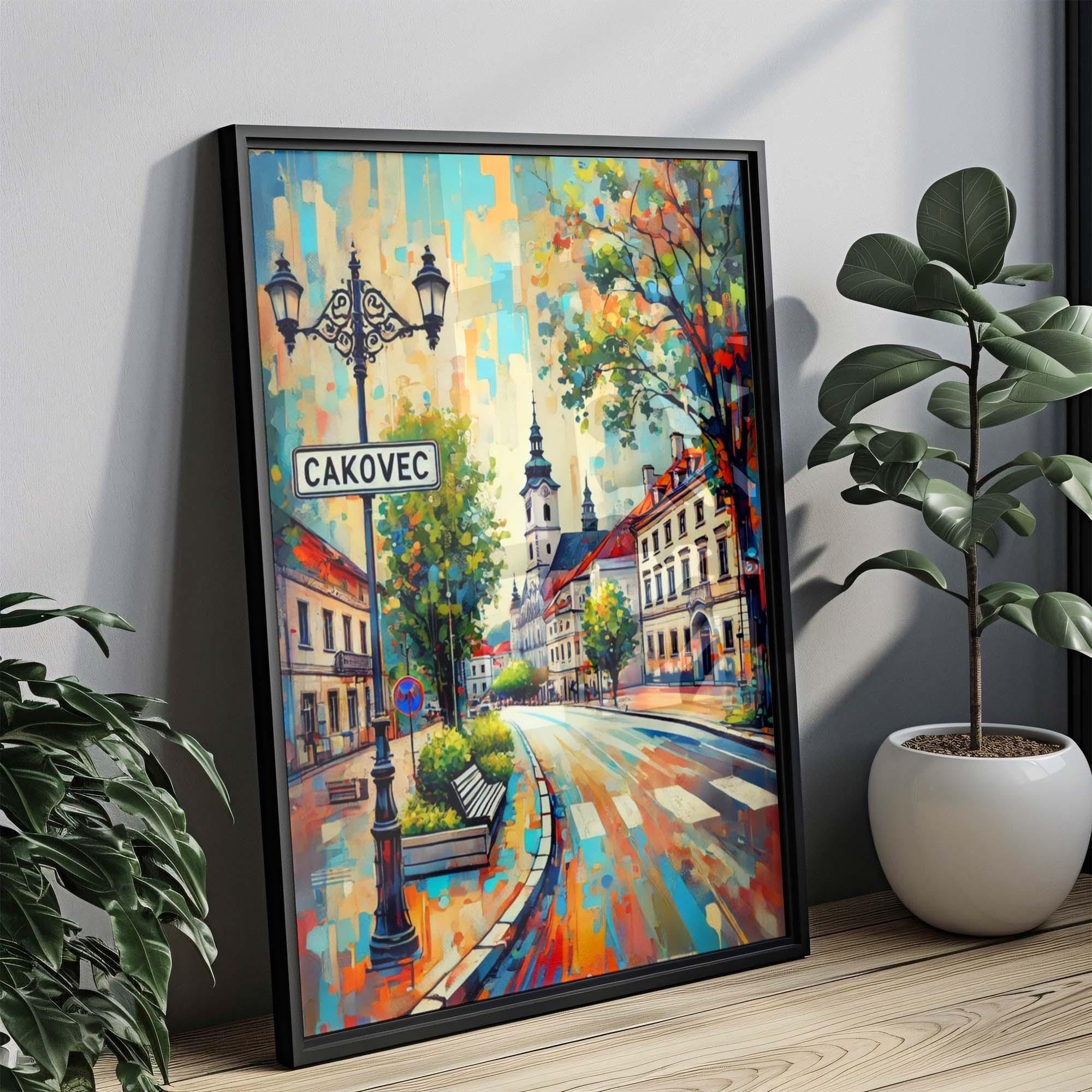 Cakovec Art Print - Cakovec, Croatia