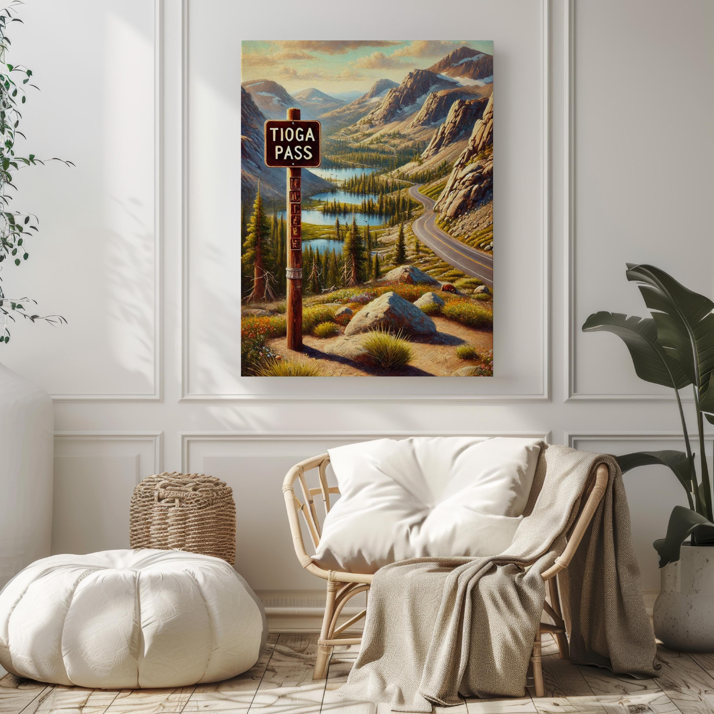 Tioga Pass Poster - Yosemite, California, USA