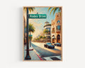 Rodeo Drive Print - Beverly Hills, California, USA