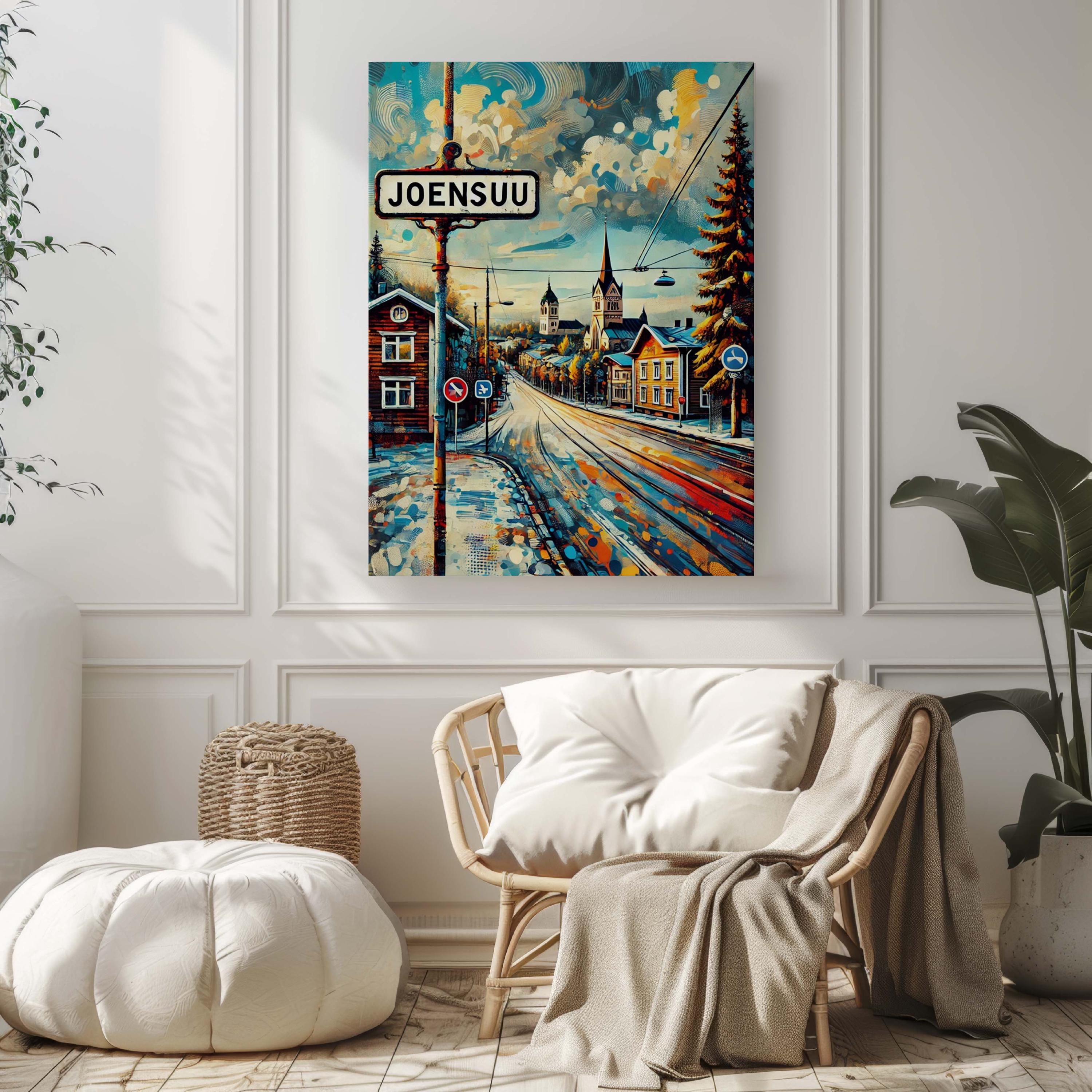 Joensuu Art Print - Joensuu, Finland