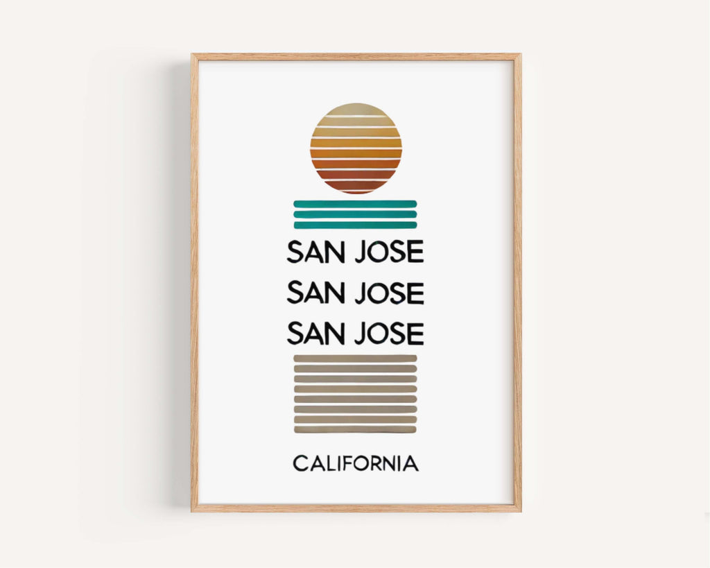 San Jose Print - San Jose, California, USA