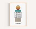 San Jose Print - San Jose, California, USA