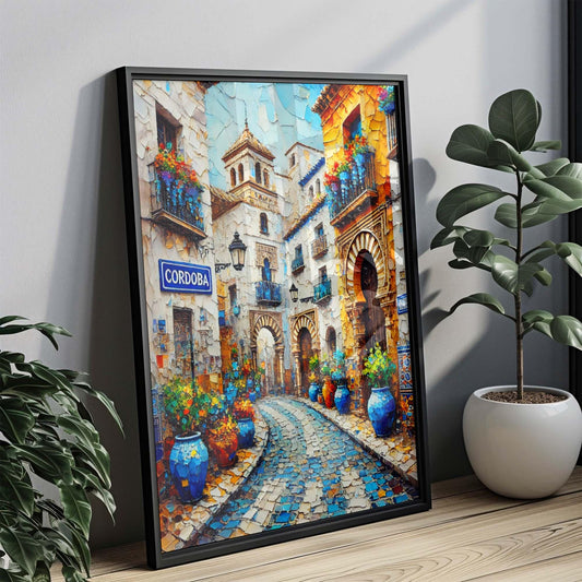 Cordoba Wall Art Spain Travel Print, European Cityscape Poster, Unique Home Decor, Housewarming Gift, Spain Travel Wall Decor