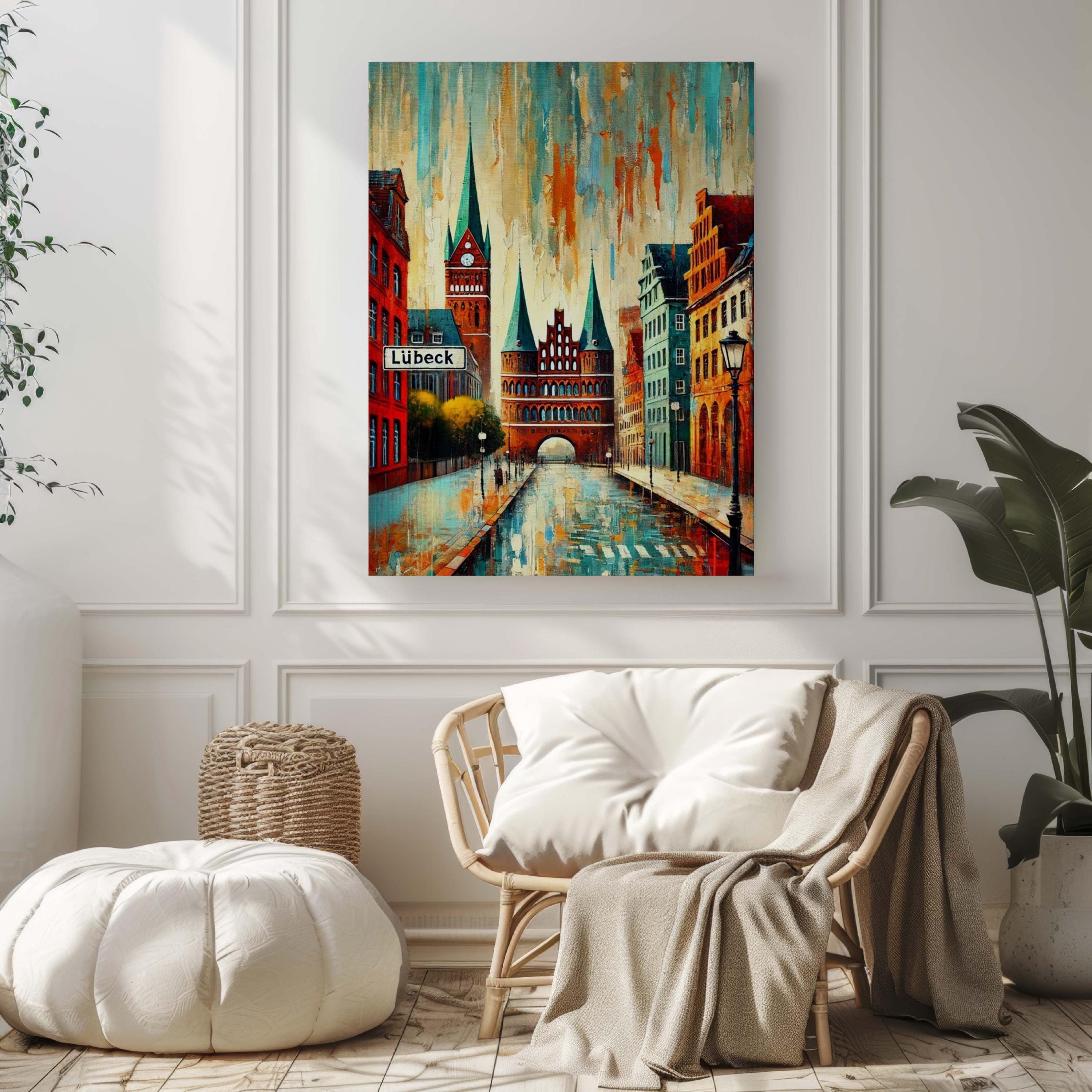 Lübeck City Print - Lübeck, Germany