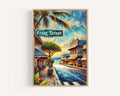 Front Street Print - Lahaina, Hawaii, USA