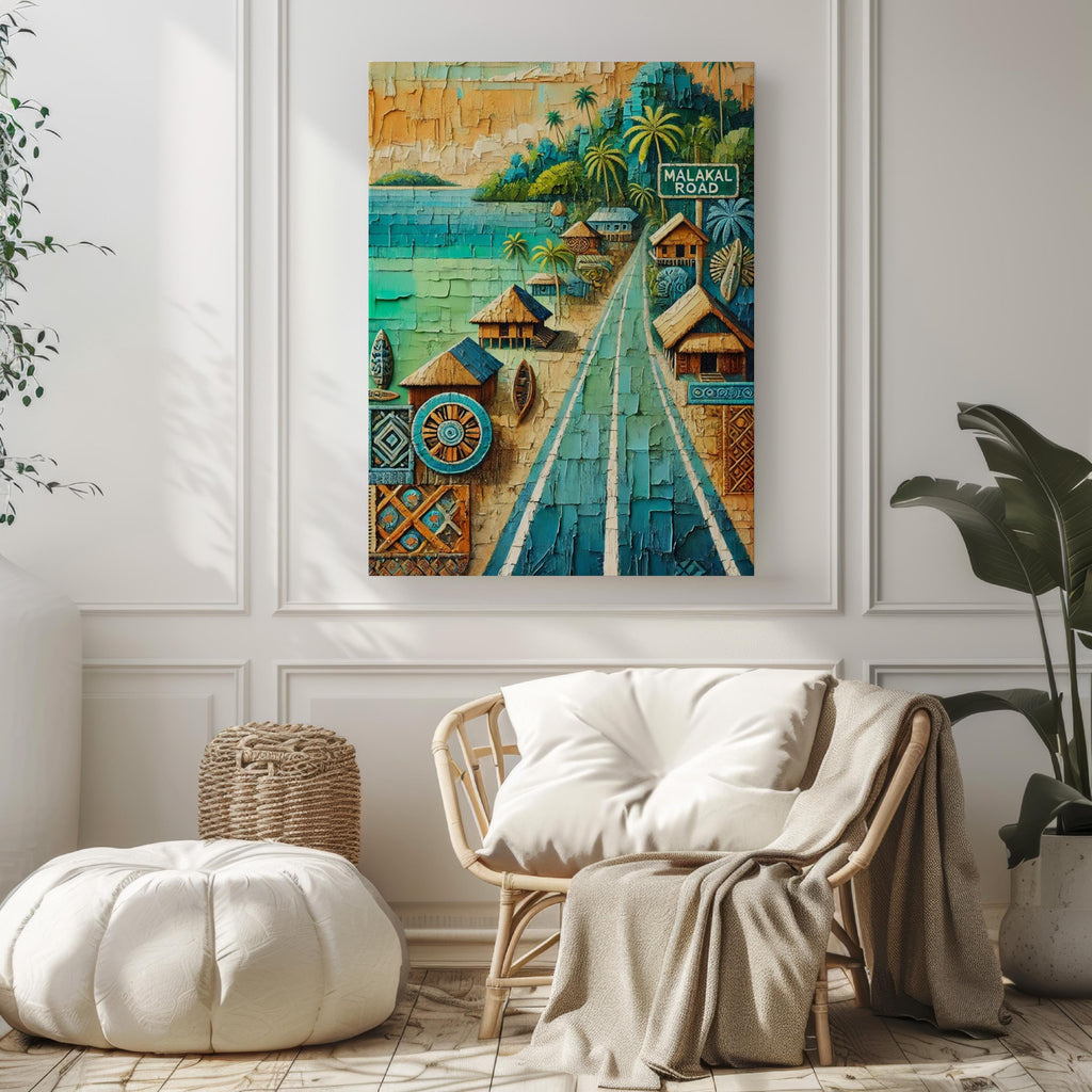 Malakal Road Wall Art Decor - Koror, Palau