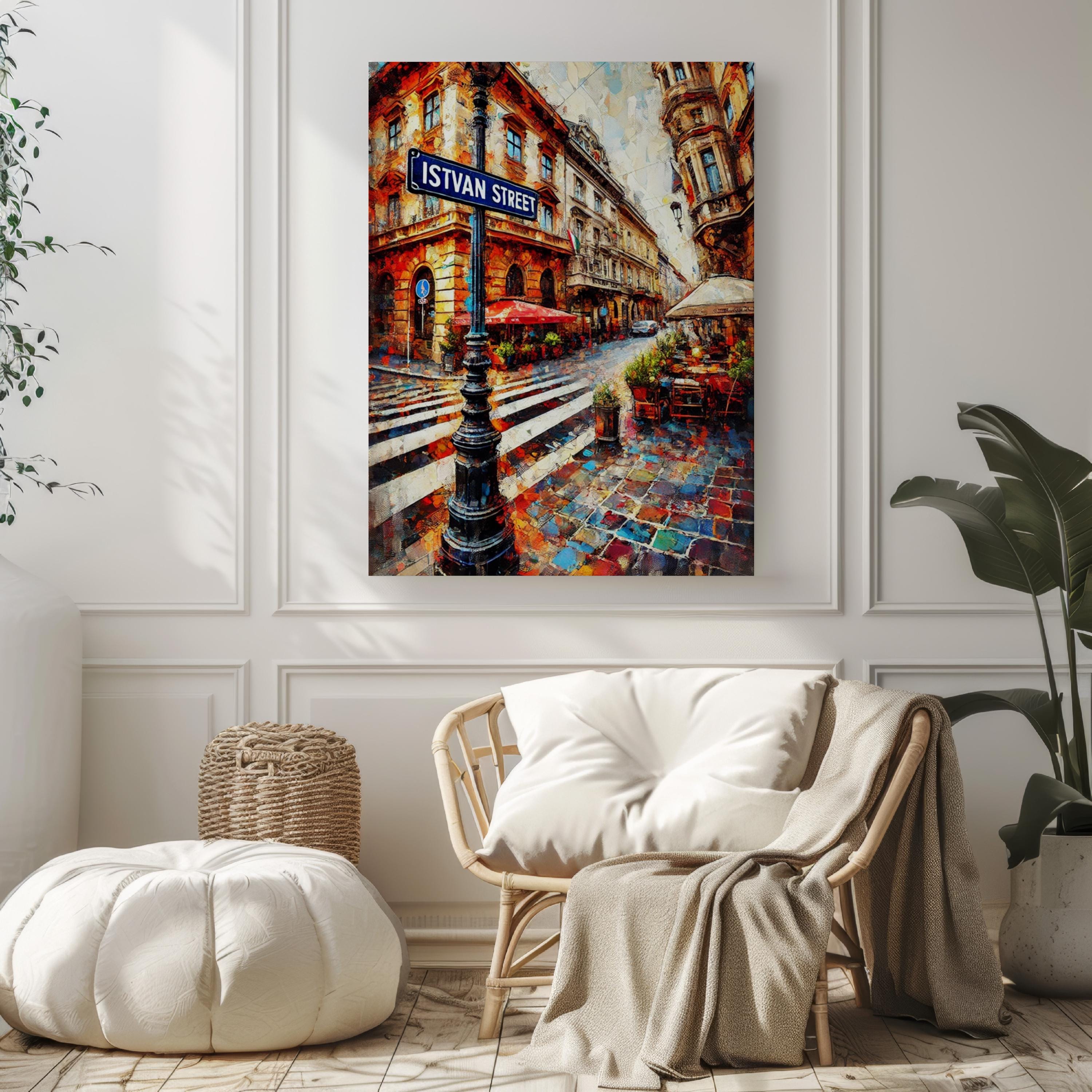 Istvan Street Wall Art - Budapest, Hungary