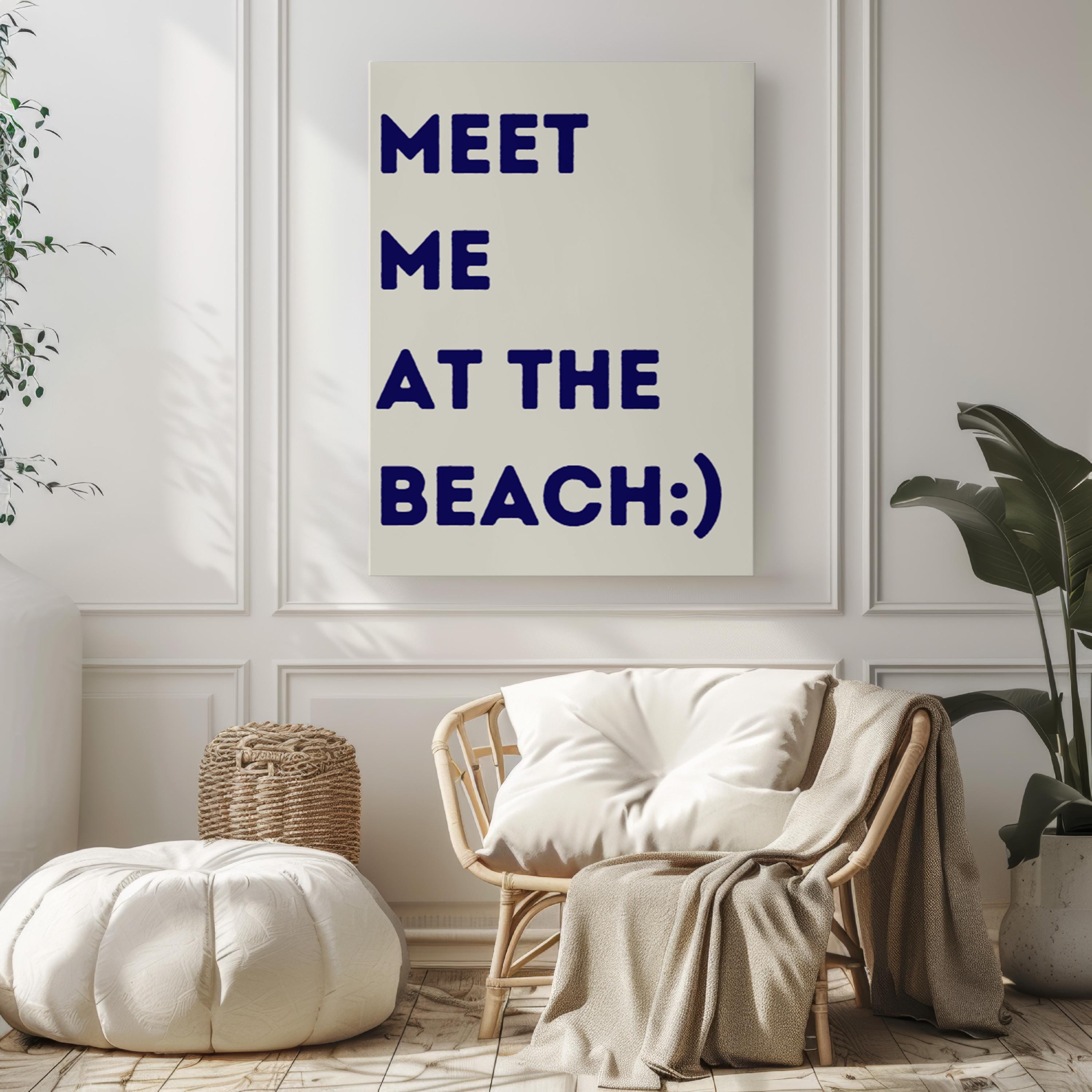 Beach Print Dorm Decor