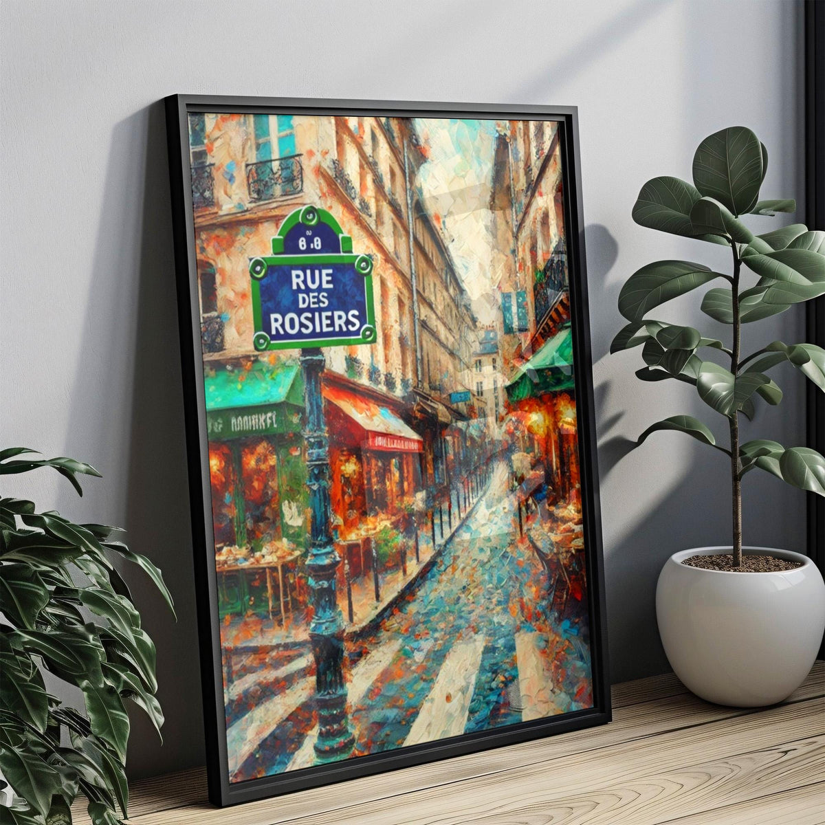 Rue Des Rosiers Wall Art - Paris, France