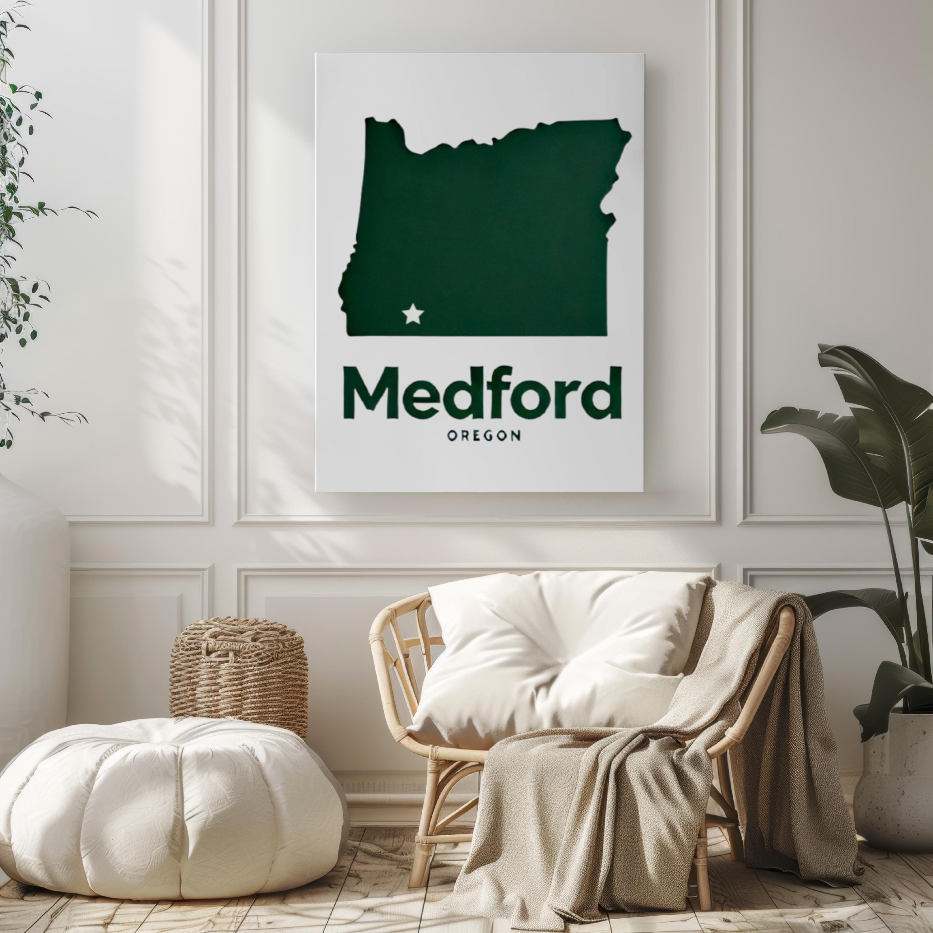 Medford Map Poster - Medford, Oregon, USA