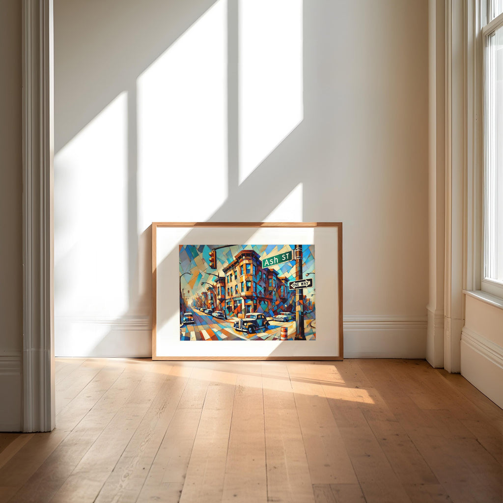 Ash Street Print - Denver, Colorado, USA