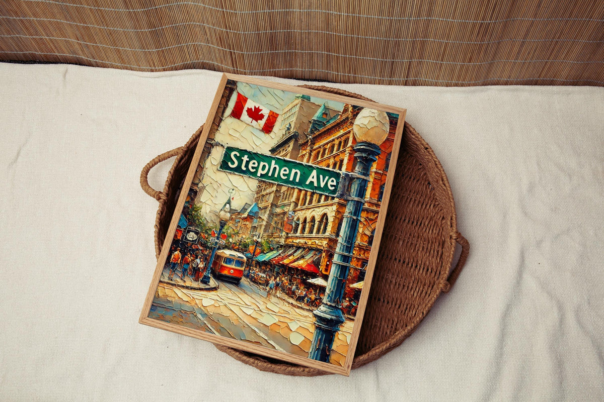 Stephen Avenue Print - Calgary, Alberta, Canada