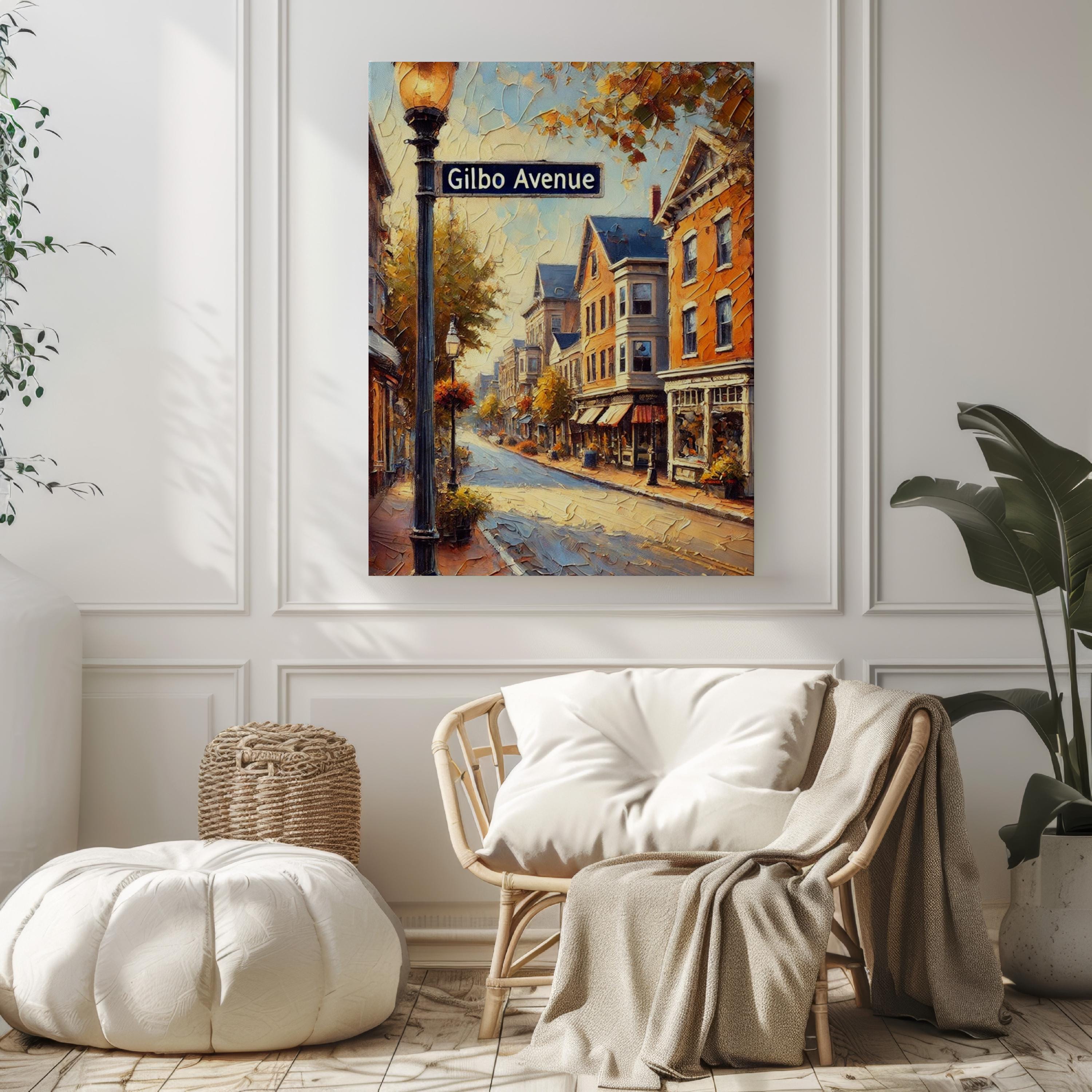 Gilbo Avenue Wall Art - Keene, New Hampshire, USA