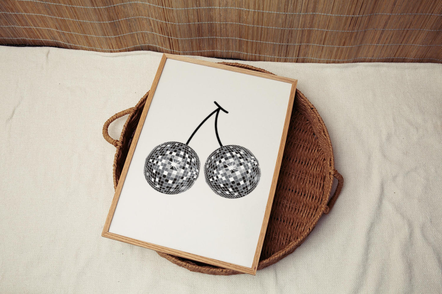 College Art Disco Wall Art Print – Retro Dorm Decor, Travel & Housewarming Gift, Funky Home Decoration, College Wall Artwork