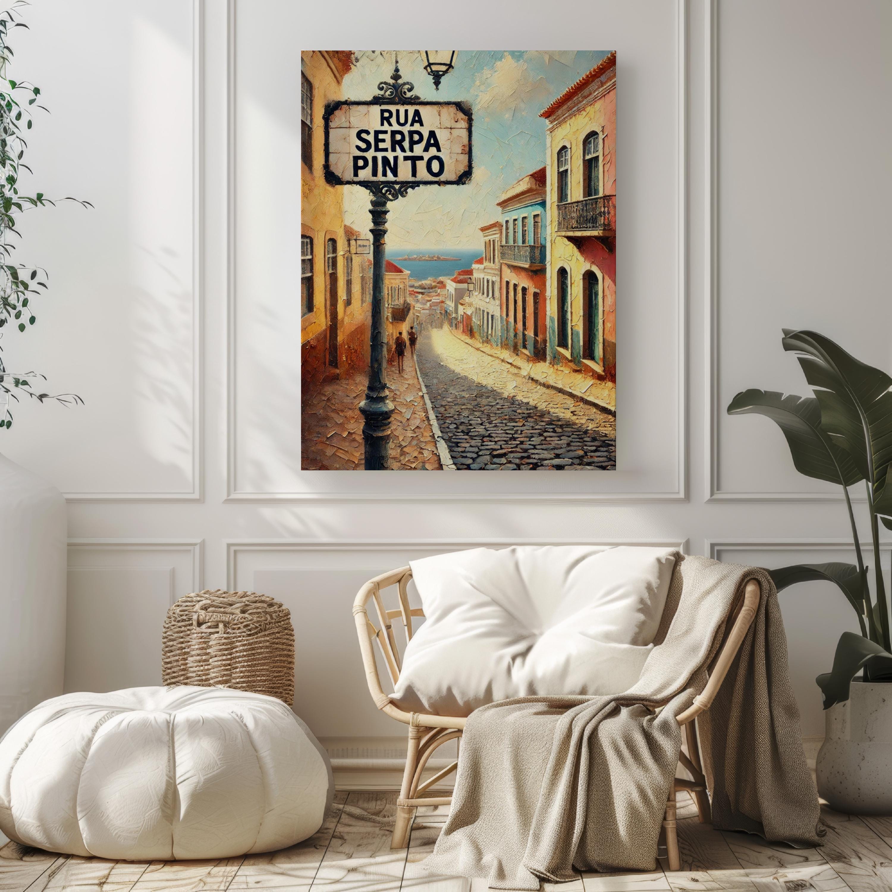 Rua Serpa Pinto Wall Art - Praia, Cape Verde
