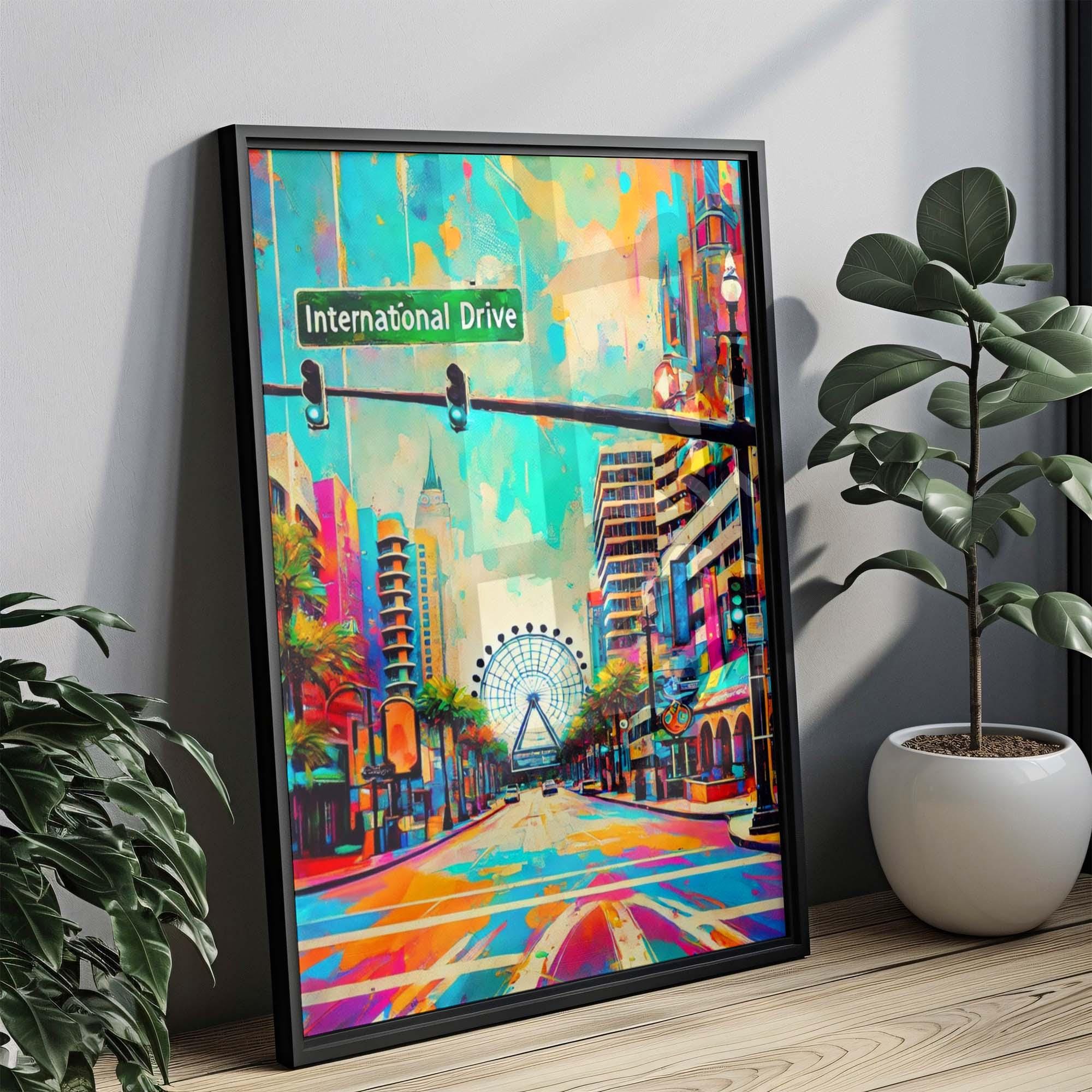International Drive Wall Art - Orlando, Florida, USA