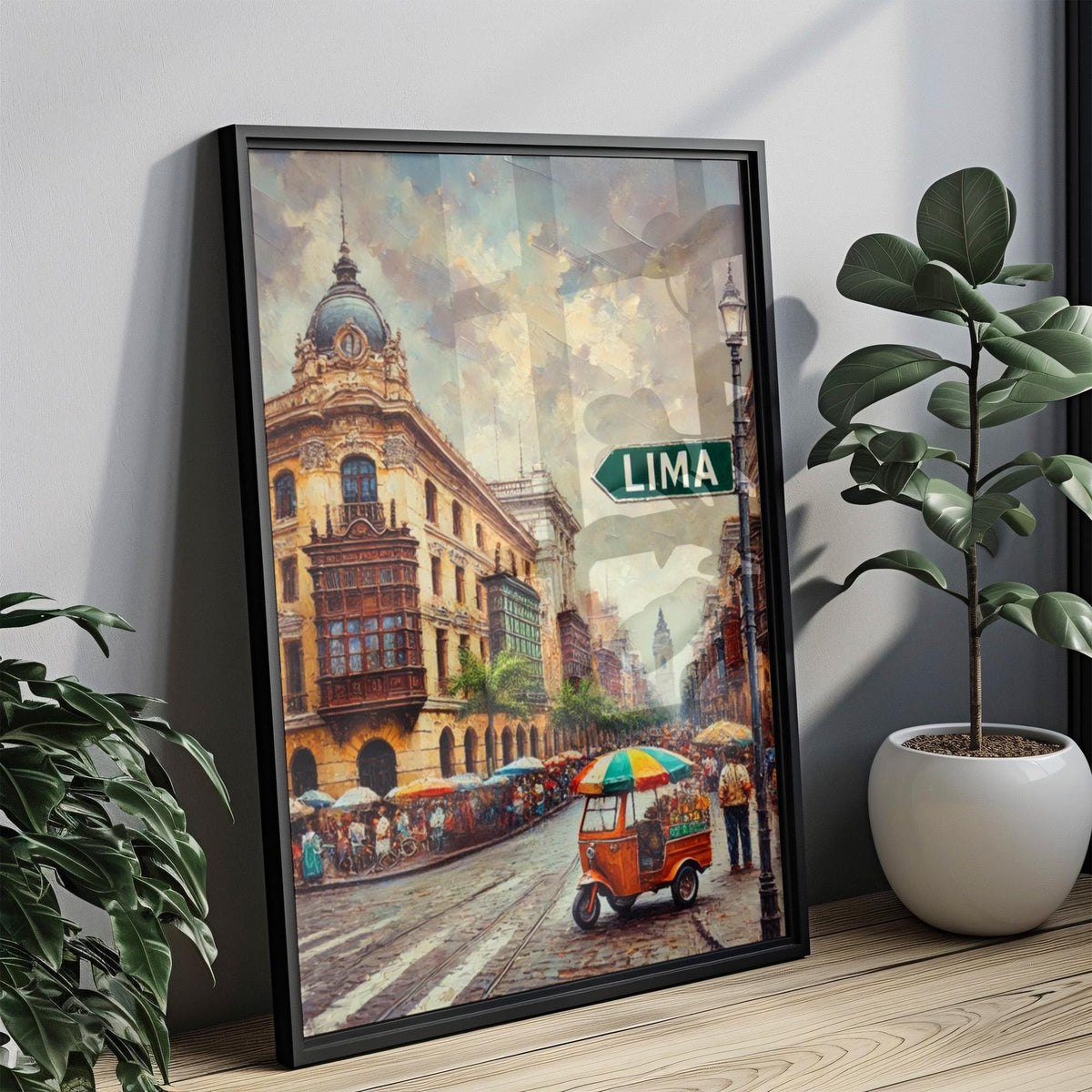 Lima Travel Poster - Lima, Peru