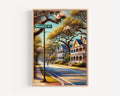 Magnolia Ave Wall Art Cityscape - Orlando, Florida, USA