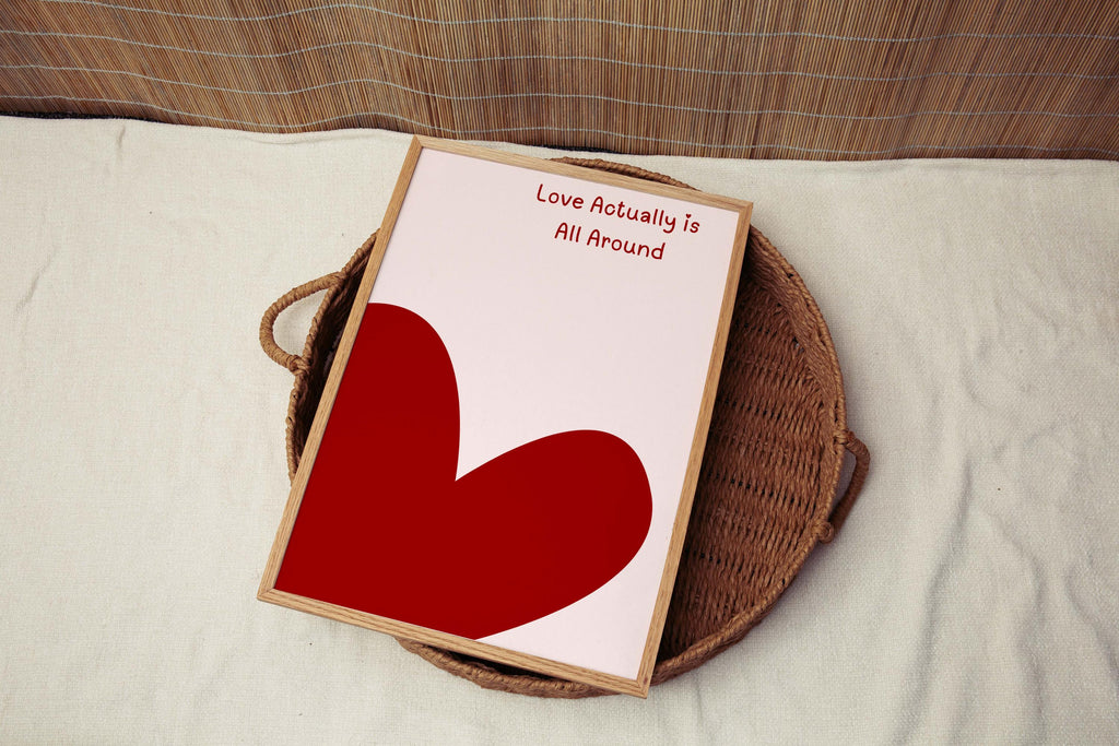 Dorm Love Is All Around Wall Art Decor
