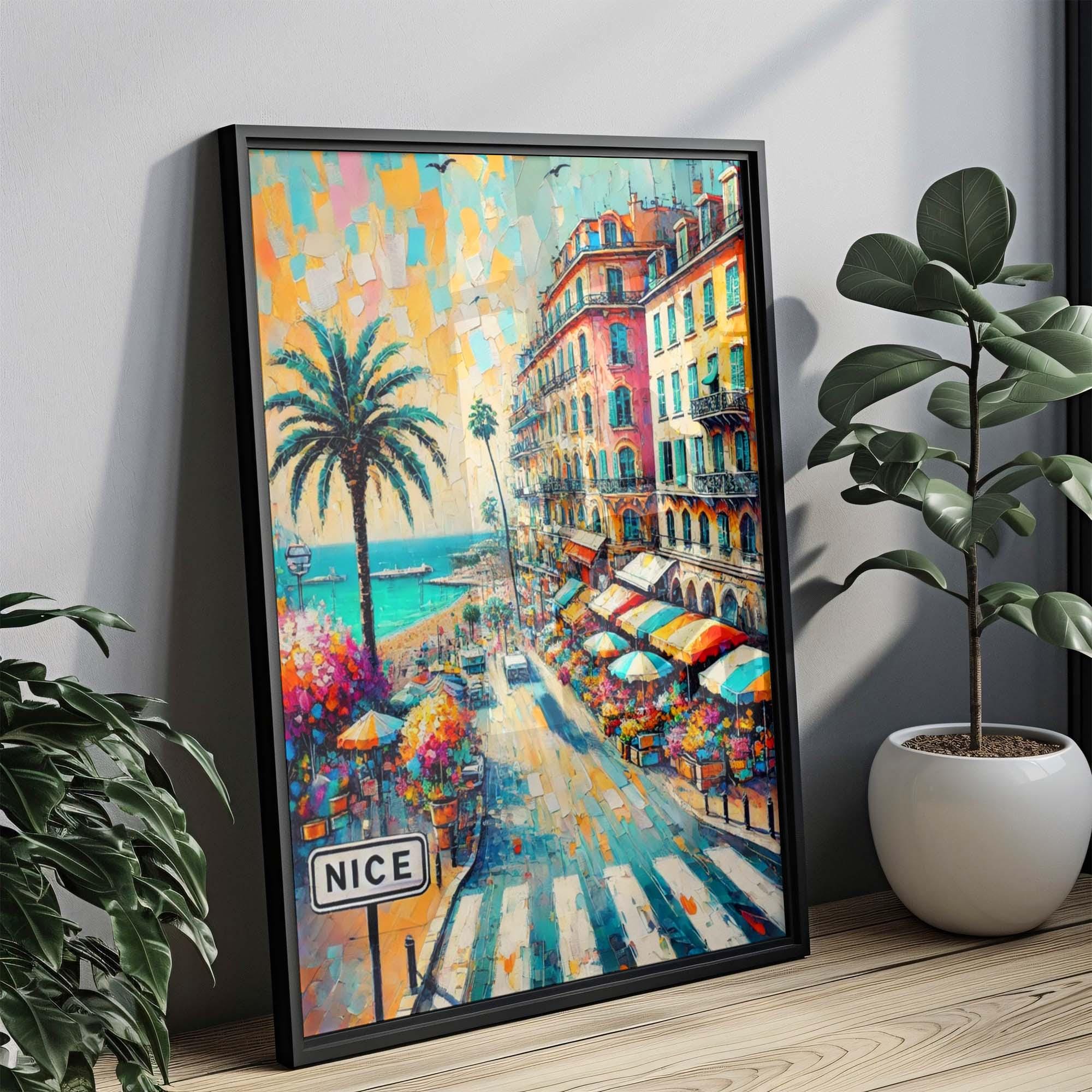 Nice Vintage Art Print - Nice, France
