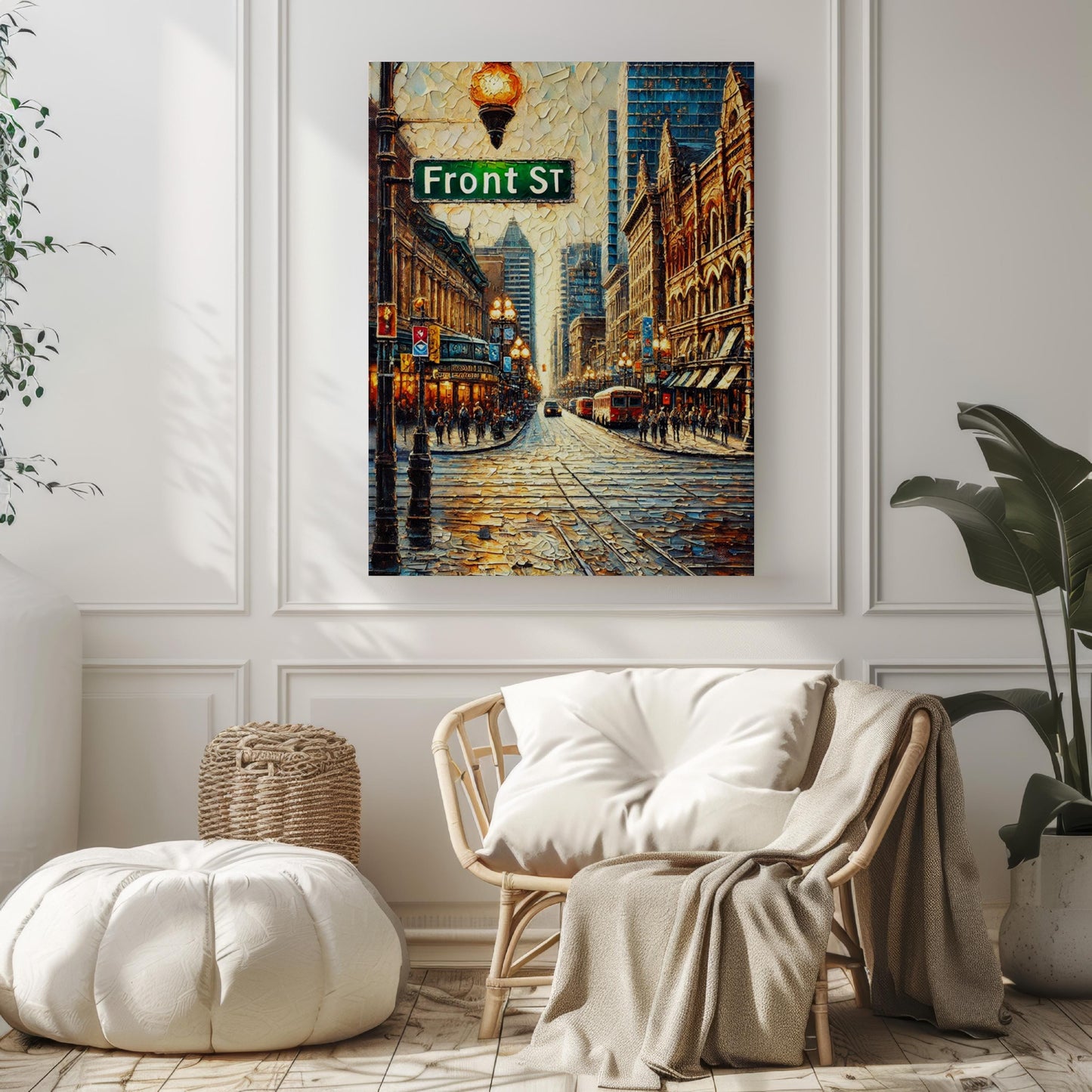 Front St Wall Art, Front Street Print, Toronto Art, Canada Gift, Travel Print, Travel Poster, Housewarming Gift, Canada Artwork
