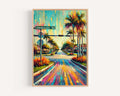 Immokalee Road Print - Naples, Florida, USA