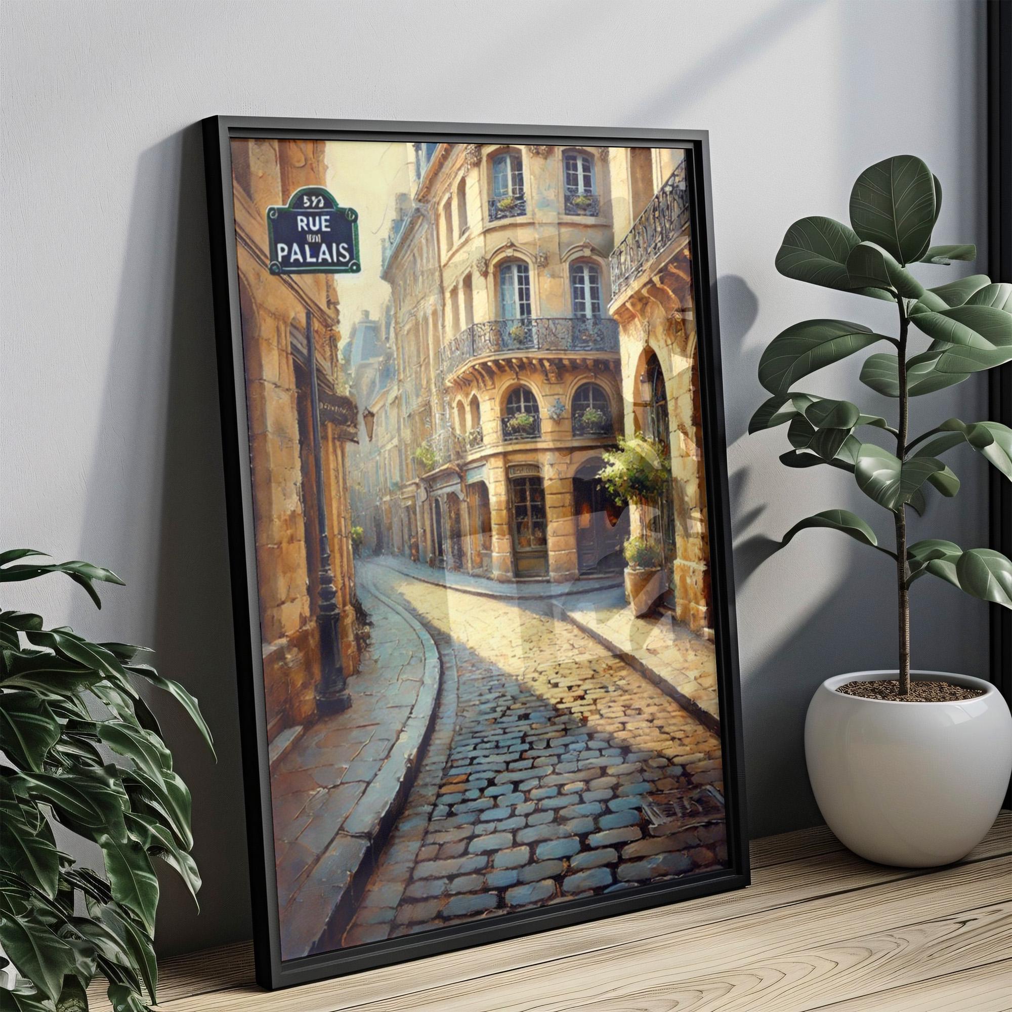 Rue Du Palais Print - Nancy, France