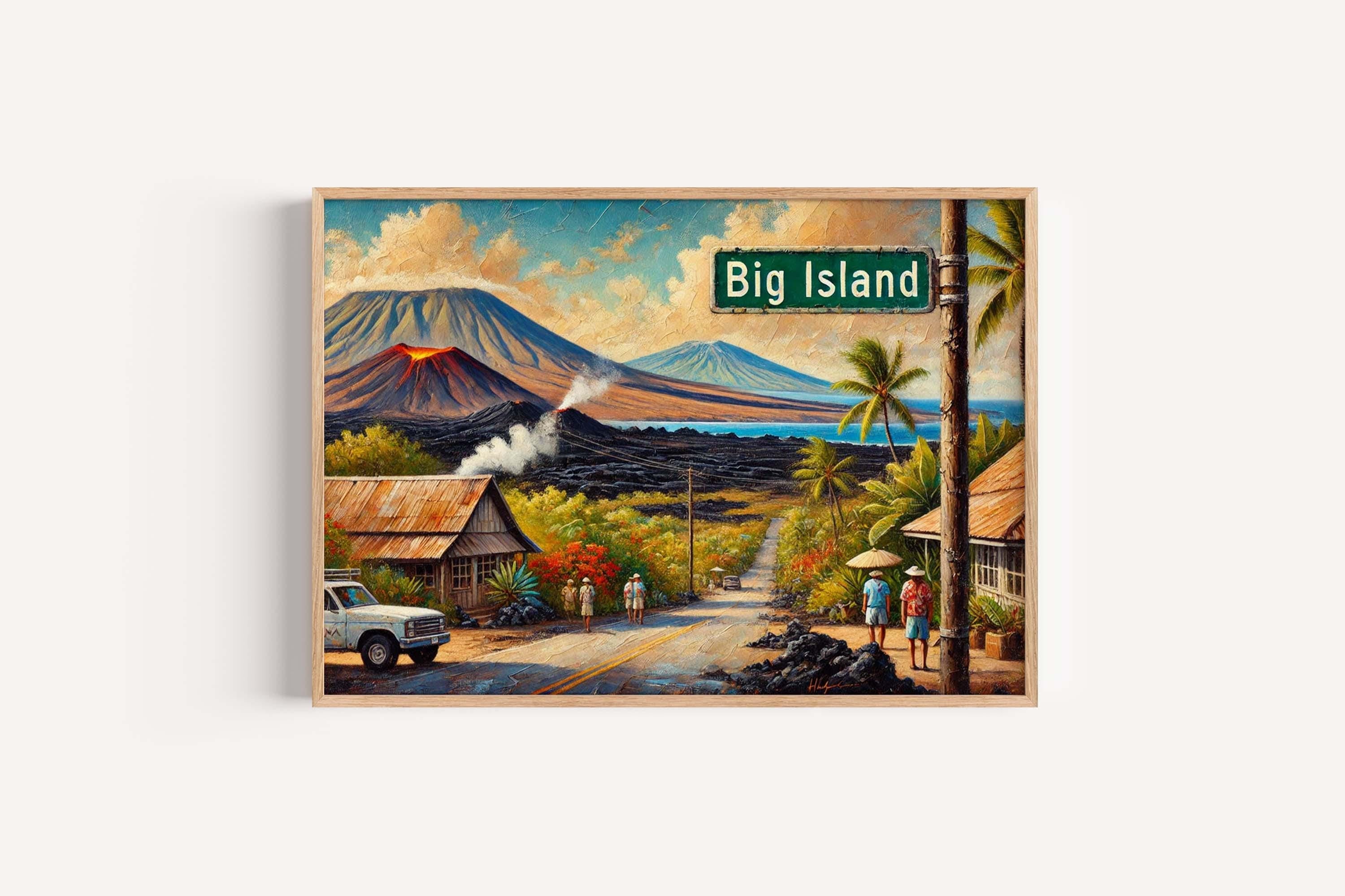 Big Island Poster - Hawaii, USA