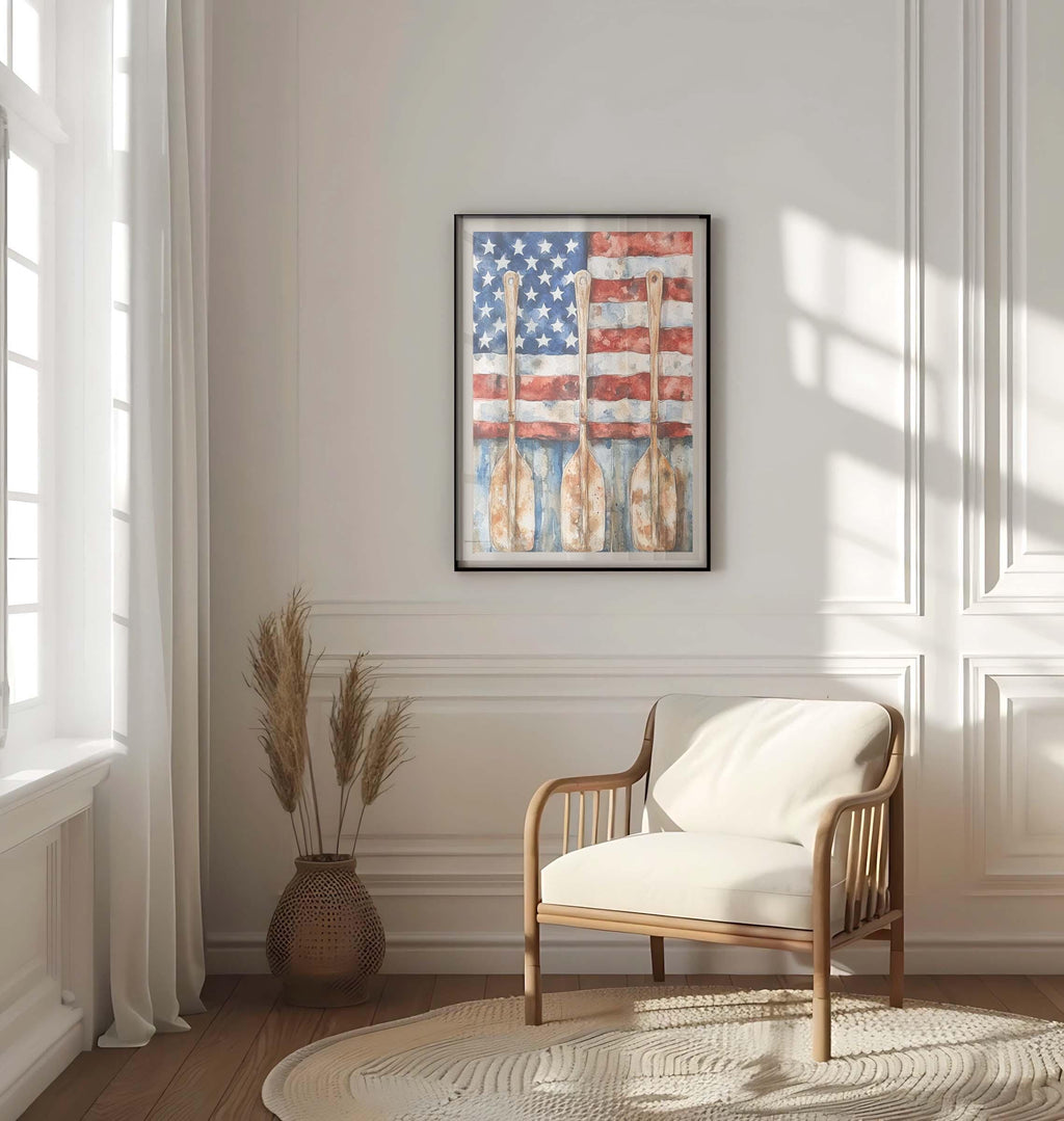 Boat Patriotic Poster - United States