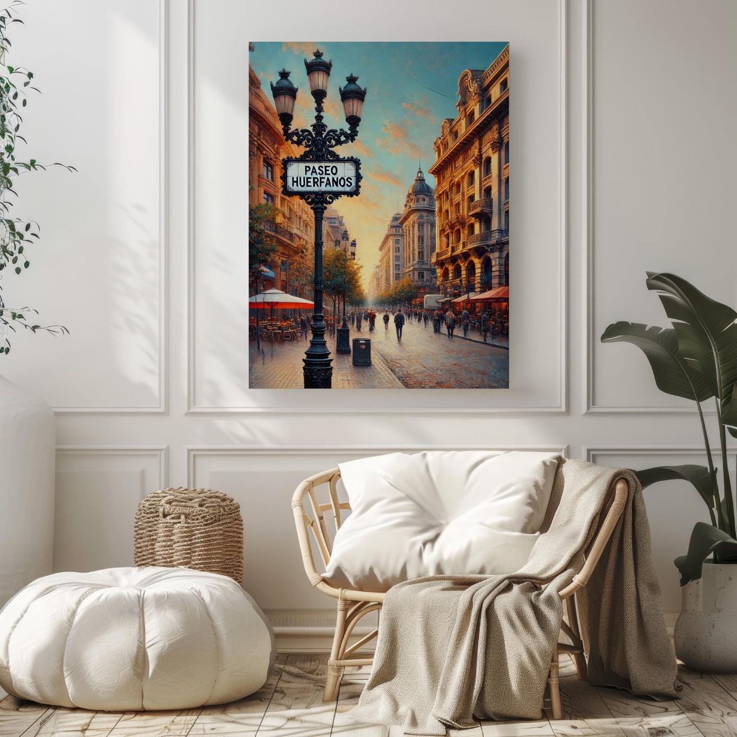 Santiago Chile Street Art Print: Vibrant Cityscape Home Decor