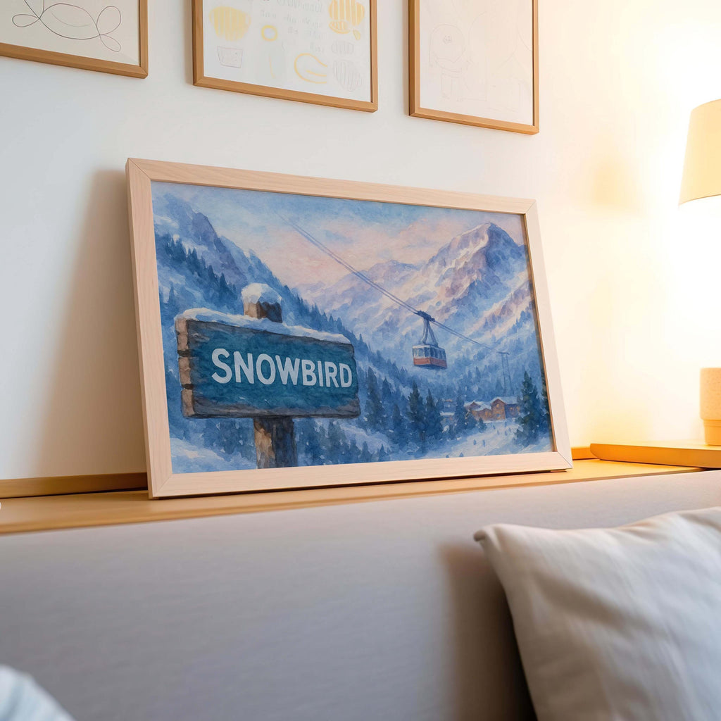 Snowbird Ski Resort Print - Utah, USA