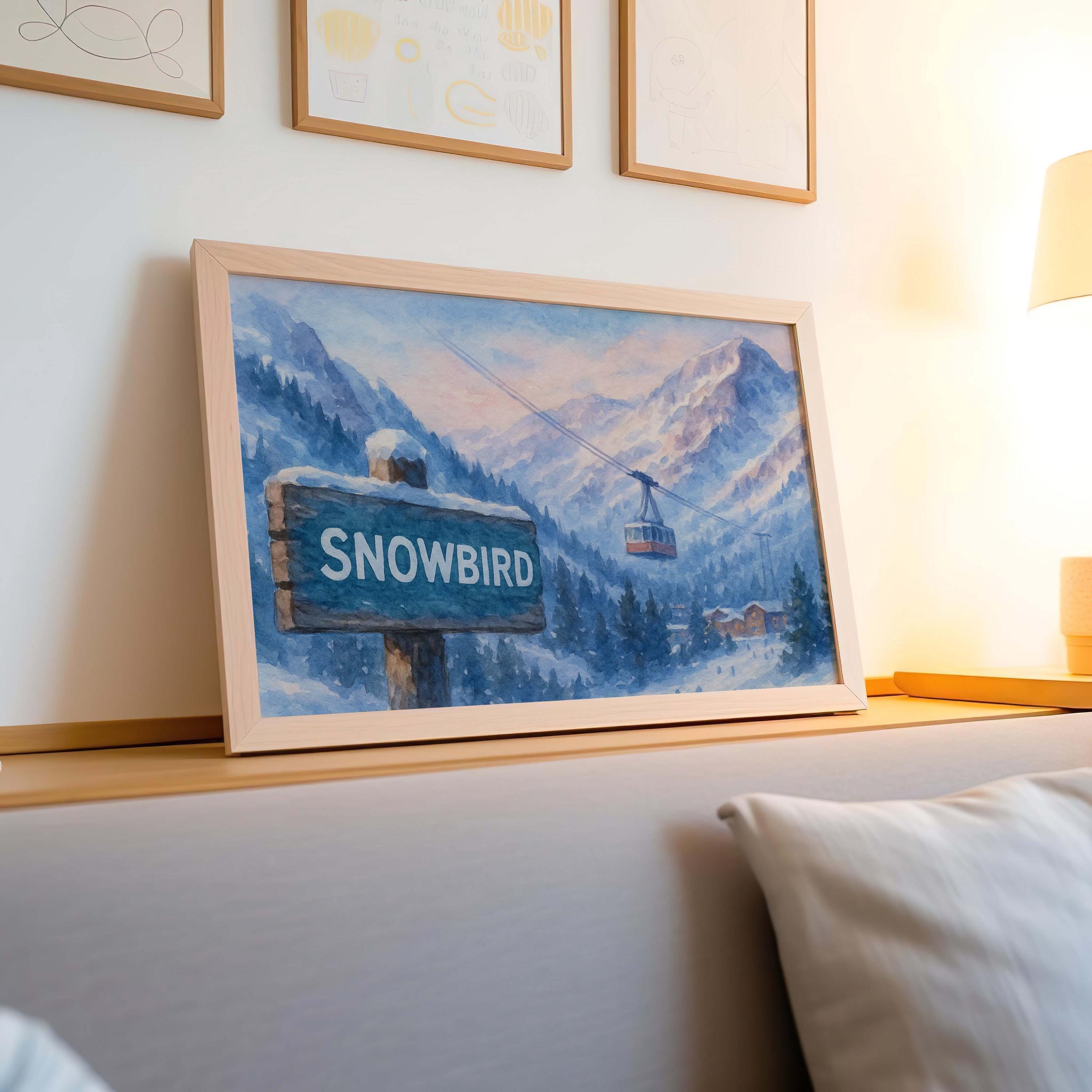 Snowbird Ski Resort Print - Utah, USA