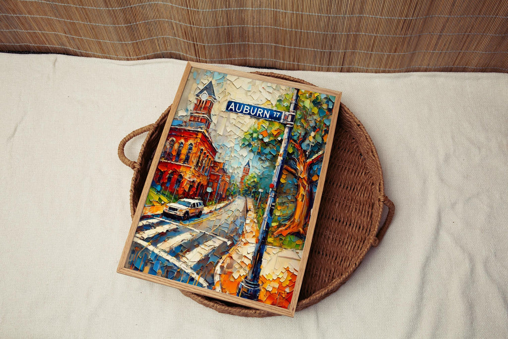 Auburn Wall Art Decor - Alabama, USA