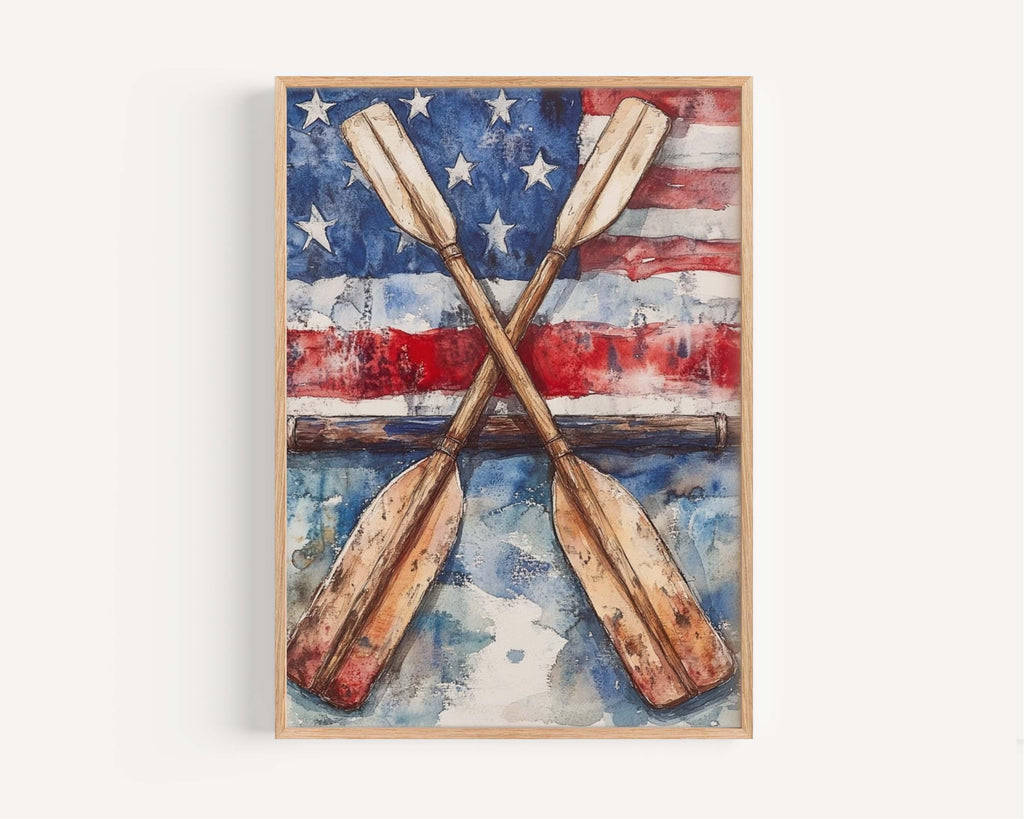 Boat Wall Art Patriotic - United States