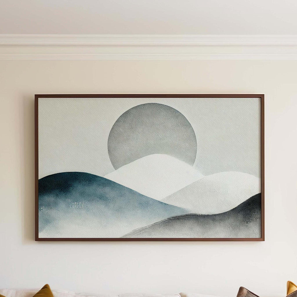 Snowy Mountain Wall Art Scenic Decor