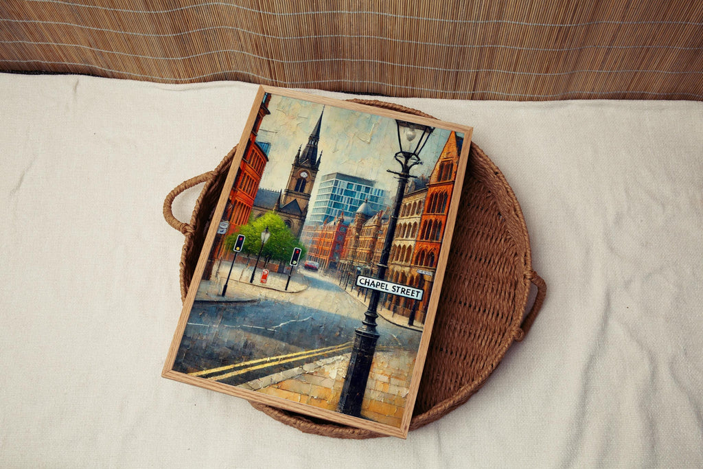 Chapel Street Sign Print: Melbourne Australia Travel Poster