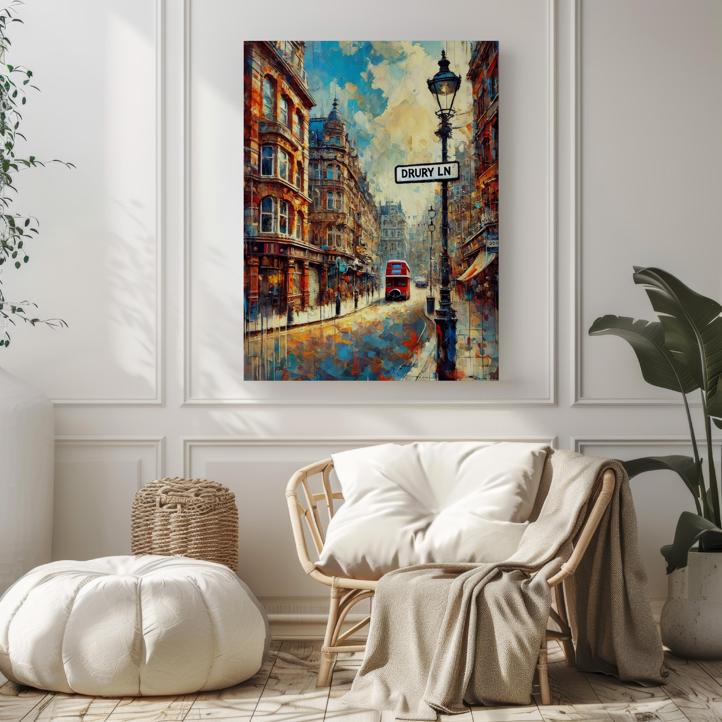 Drury Ln Wall Art Vintage - London, United Kingdom