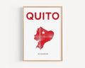 Quito Travel Poster - Quito, Ecuador