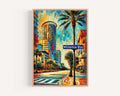 Millenia Boulevard Modern Poster - Orlando, Florida, USA