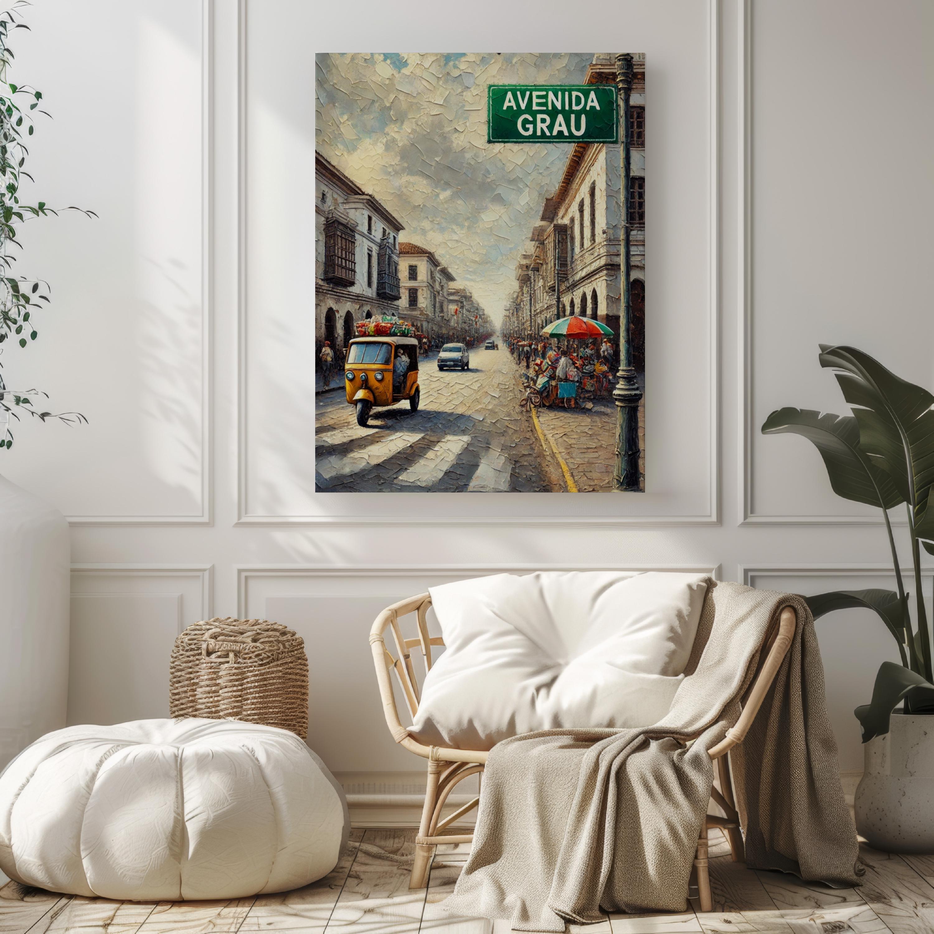 Avenida Grau Print - Lima, Peru