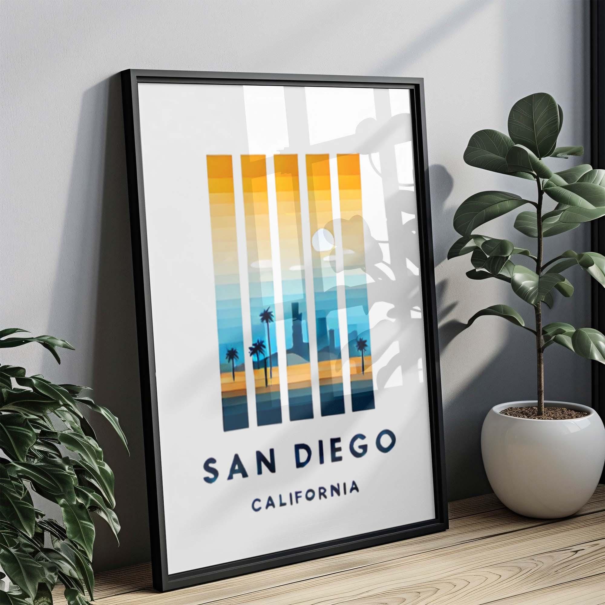 San Diego Print - San Diego, California, USA